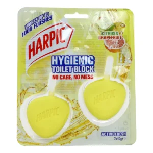 Harpic Toilet Block 2pk Citrus (2x40gm)