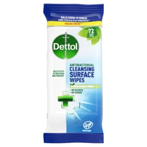 Dettol Antibacterial Surface Wipes 72’s