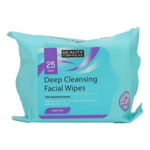 Beauty Formulas Facial Wipes 25’s Deep Cleansing