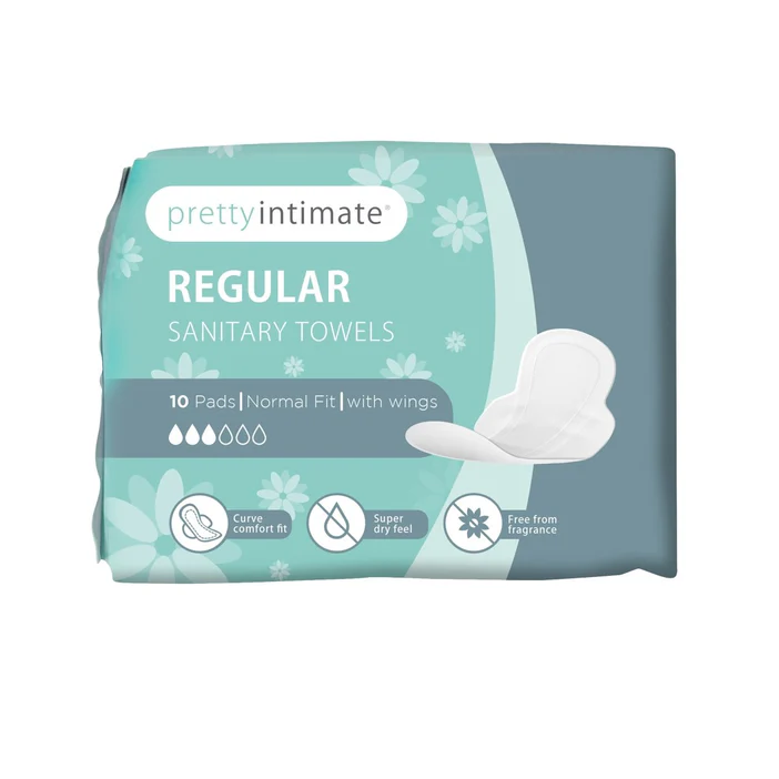 Pretty Intimate Regular 10 Sanitary Towels